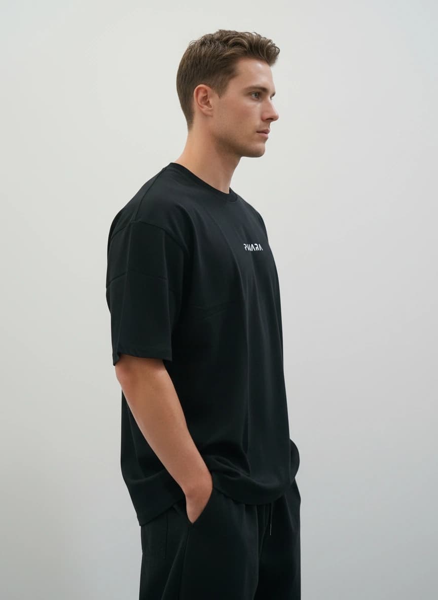 Oversized Solid T-Shirt view 3