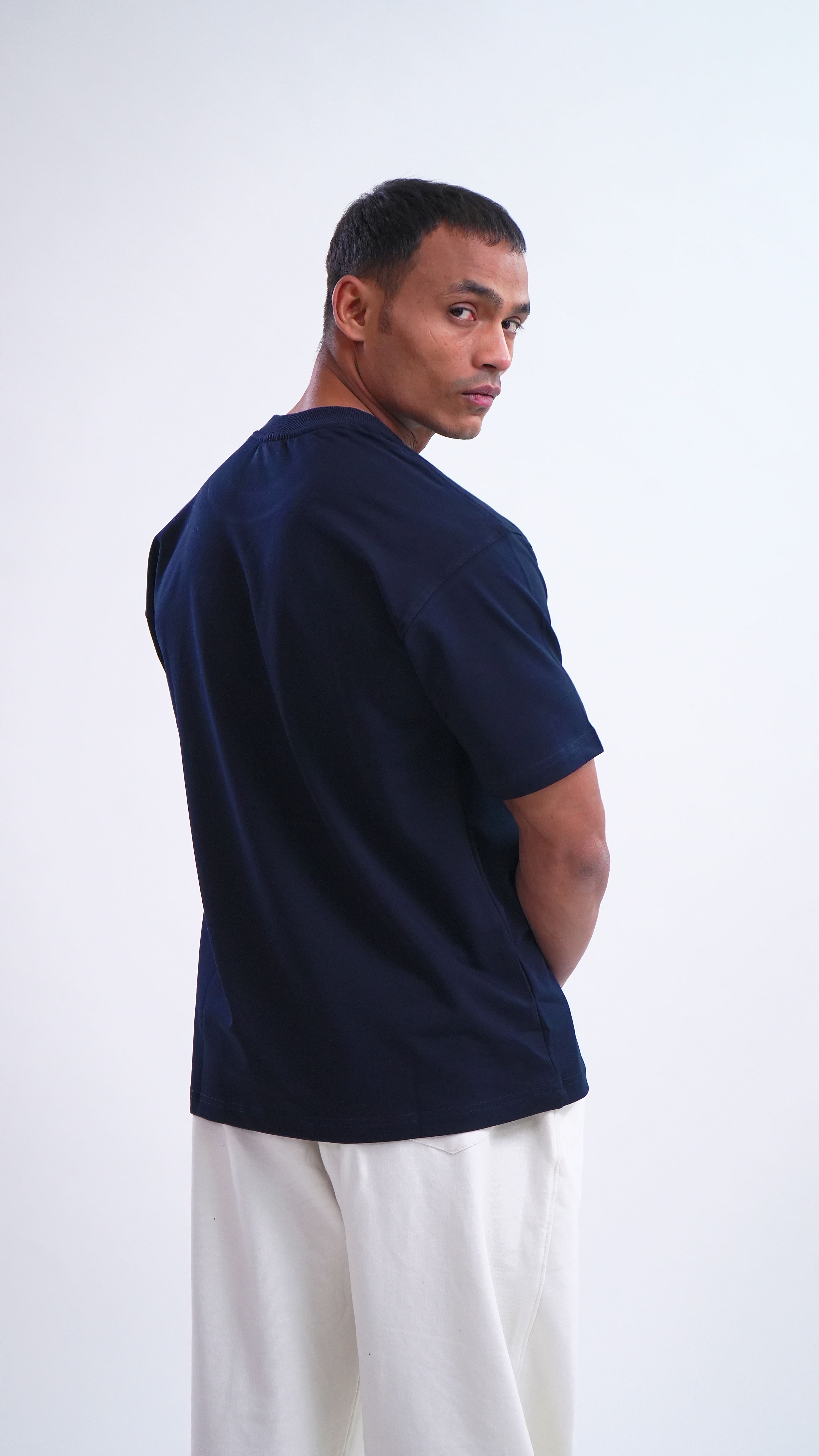 Boxy Fit Solid T-Shirt view 3