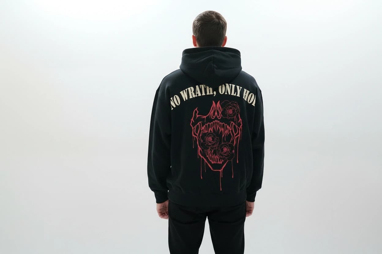 skull Hoodie view 2