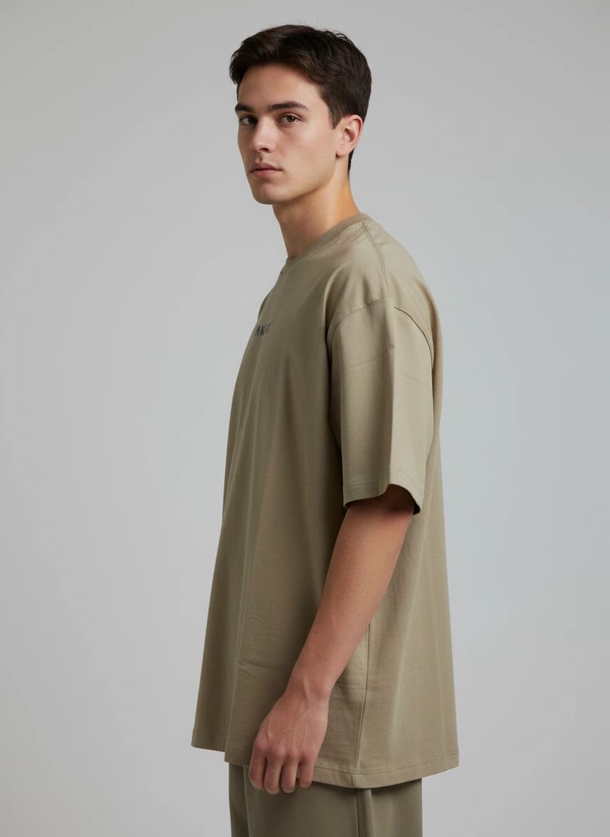 Oversized Solid T-Shirt view 2