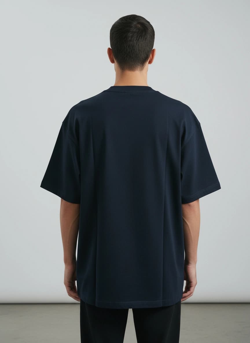 Boxy Fit Solid T-Shirt view 2