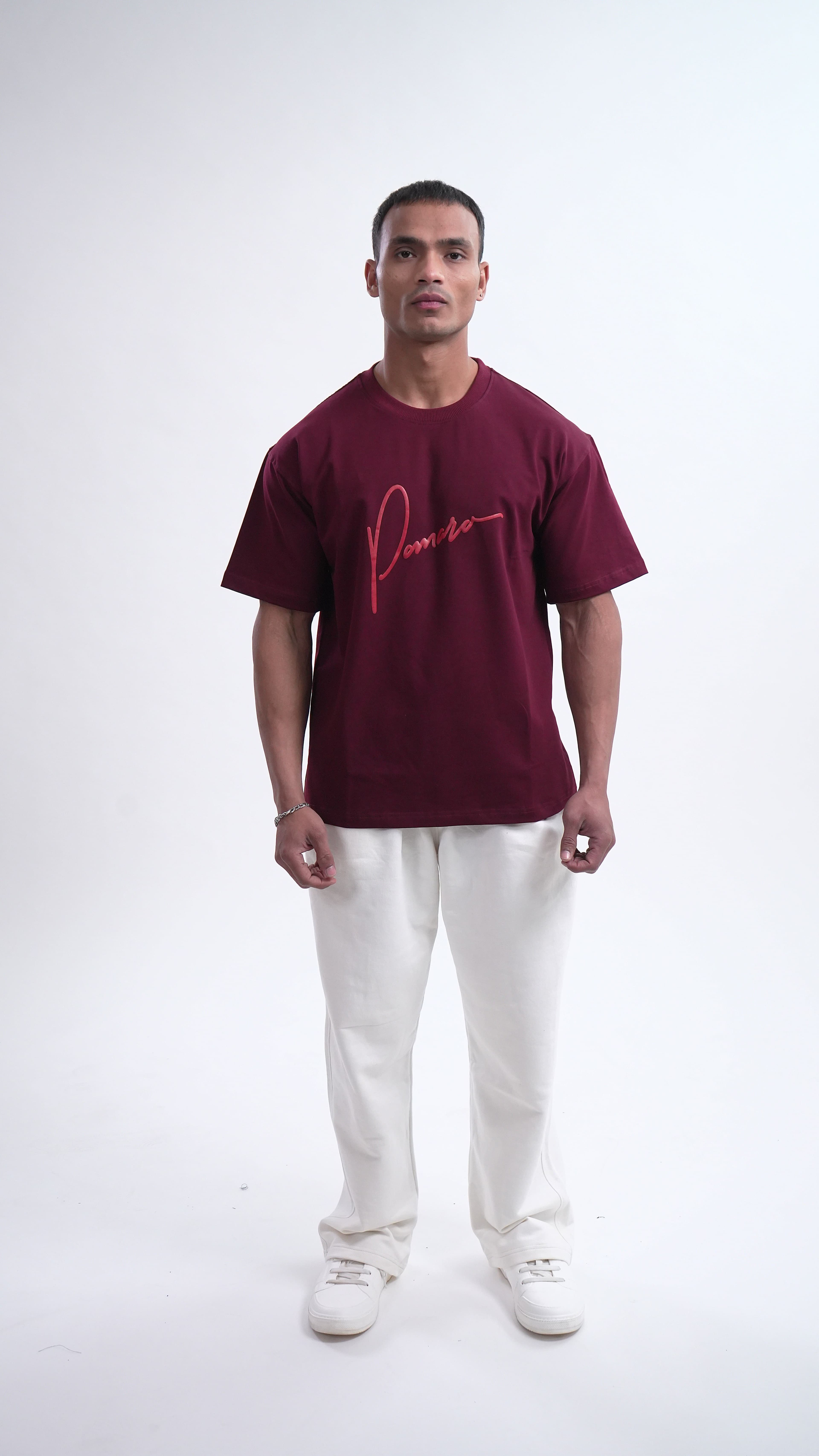Boxy Fit Solid T-Shirt view 3