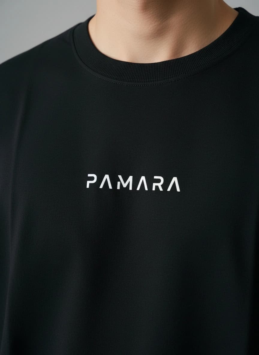 Oversized Solid T-Shirt view 4