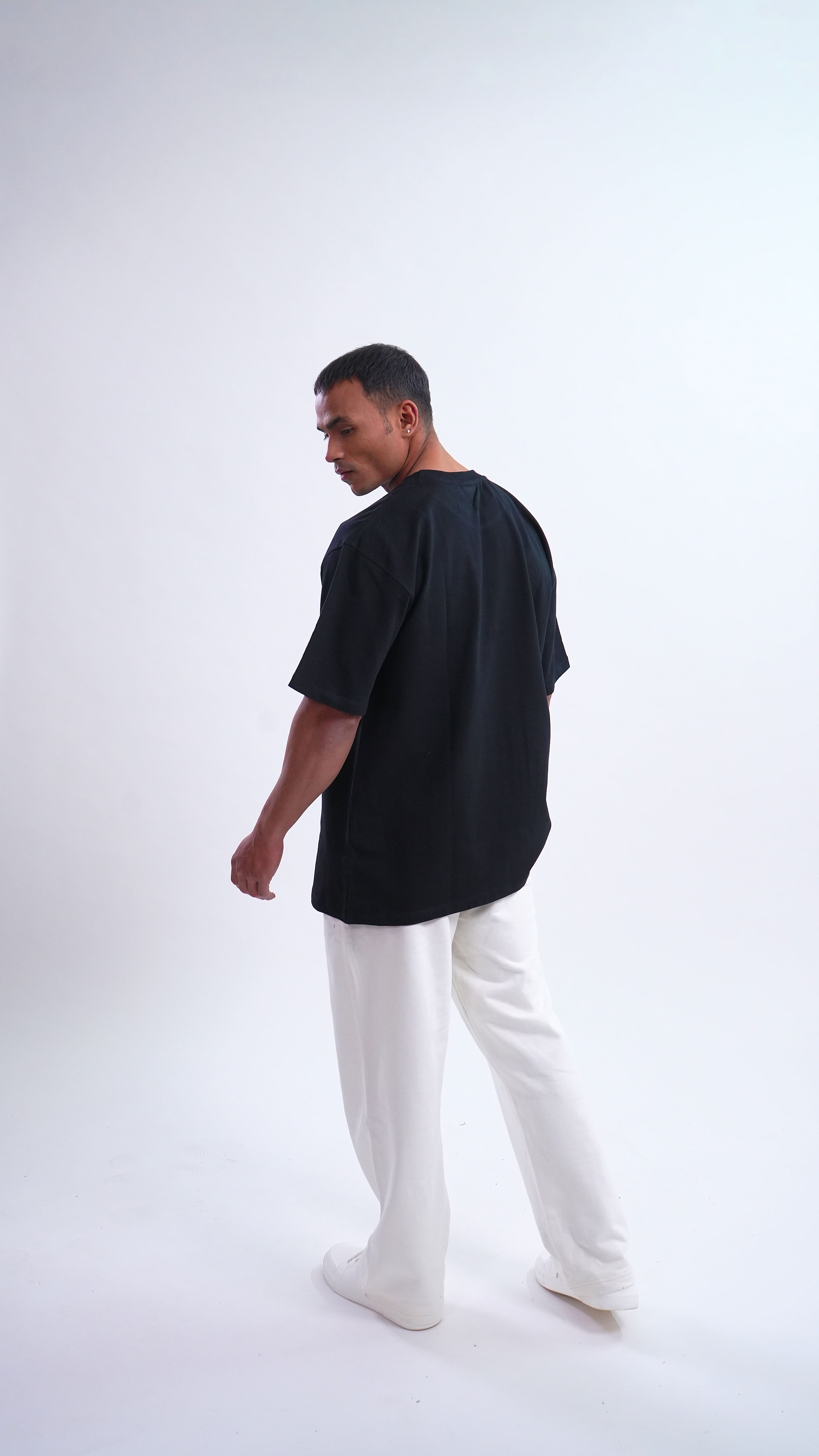 Oversized Solid T-Shirt view 4