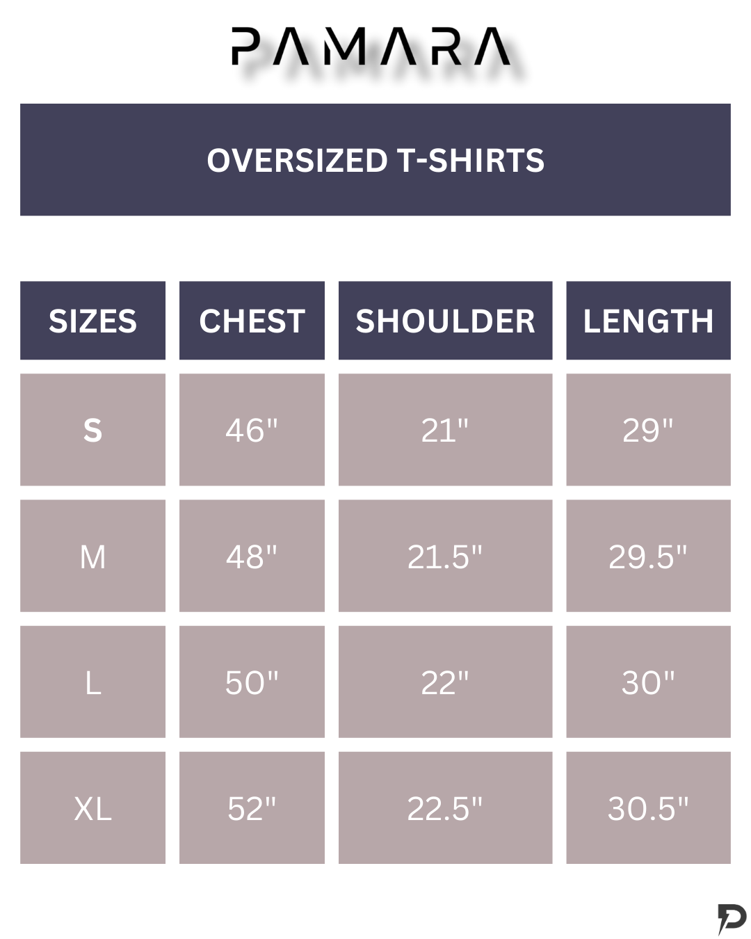 Size chart for Lifting Alliance Hoodie
